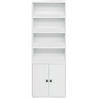 FLEXA Roomie Maxi Bücherregal Mit 2 Türen Weiß/dunkelgrün 2 FLEXA Roomie Maxi Bücherregal Mit 2 Türen Weiß/dunkelgrün – Bild 2