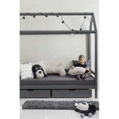 Hoppekids ECO Dream Hausbett 90x200cm Dunkelgrau -Kinder Haushaltswaren Geschäft 6yyq7knraj0w3ptuwvb7hb72bosb