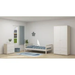FLEXA Classic Kommode Mit 3 Schubladen Mattweiß/Lack Weiß -Kinder Haushaltswaren Geschäft 73lkhmh1s3poze61la1oldecm39e