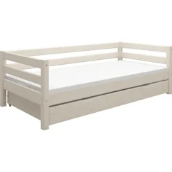 FLEXA Classic Bett 90x200cm Mit Ausziehbett Mattweiß -Kinder Haushaltswaren Geschäft 7eh3bu7ovm5ehjr3d9o7ibsxoyyz