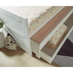 Lifetime Kojenbett Mit Gästebett, Bettkasten Und Rollboden Weiß -Kinder Haushaltswaren Geschäft 7nspdxp8puaeobug0983xsib3539