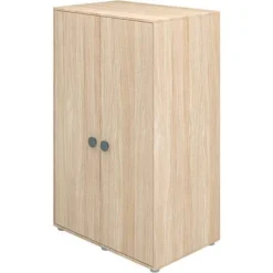 FLEXA Popsicle Niedriger Kleiderschrank 2 Türen Blueberry