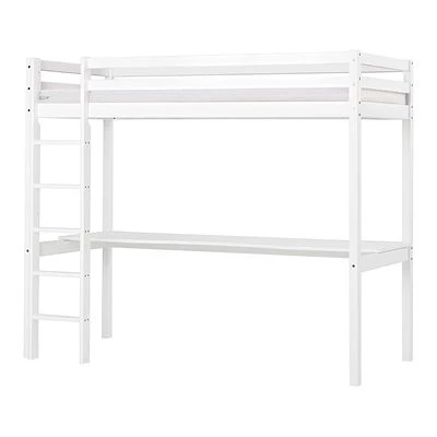 Hoppekids ECO Dream Hochbett 90x200 Cm Inkl. Schreibtisch Und Allergikerfreundlicher ECO-Matratze 2 Hoppekids ECO Dream Hochbett 90x200 Cm Inkl. Schreibtisch Und Allergikerfreundlicher ECO-Matratze – Bild 2