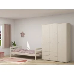 FLEXA Classic Kleiderschrank Mit 3 Türen U. 2 Schubladen Mattweiß -Kinder Haushaltswaren Geschäft 7vgaqvducpktlqzixc20dkpu9urk