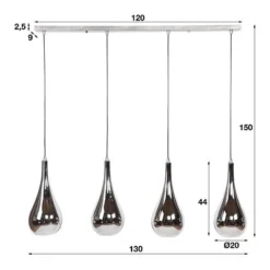 Rubjerg Design Hängeleuchte Drop 4 Leuchten Glas Chrom 10 Rubjerg Design Hängeleuchte Drop 4 Leuchten Glas Chrom -Kinder Haushaltswaren Geschäft 7z7ewqag6csp7h2lanpq1xbz8s2l