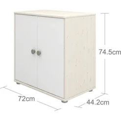 FLEXA Classic Kommode Mit 2 Türen Mattweiß/Lack Weiß/grün Sale -Kinder Haushaltswaren Geschäft 855bqy3n2m0wr7v2j2xm976ow99b