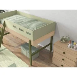 FLEXA Popsicle Halbhohes Bett Mit Schrägleiter Kiwi -Kinder Haushaltswaren Geschäft 88ooschd77l0qwbyg9nzqtlyxrvt