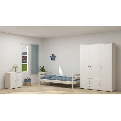 FLEXA Classic Kommode Mit 2 Türen Mattweiß/Lack Weiß/blau Sale 5 FLEXA Classic Kommode Mit 2 Türen Mattweiß/Lack Weiß/blau Sale – Bild 5