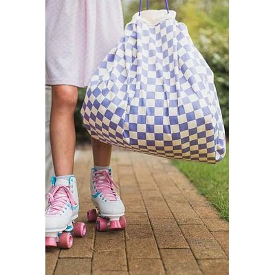 Play&Go Prints 2 In 1 Spielzeugsack Vichy Purple 3 Play&Go Prints 2 In 1 Spielzeugsack Vichy Purple – Bild 3