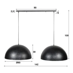 Rubjerg Design Hängeleuchte Dome 2 Leuchten Metall Schwarz 12 Rubjerg Design Hängeleuchte Dome 2 Leuchten Metall Schwarz -Kinder Haushaltswaren Geschäft 8j3941182ys32evffc336cljaaus