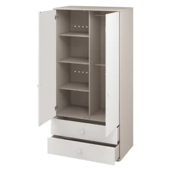 FLEXA Classic Kleiderschrank Mit 2 Türen U. 2 Schubladen Grau/Lack Weiß/weiß 13 FLEXA Classic Kleiderschrank Mit 2 Türen U. 2 Schubladen Grau/Lack Weiß/weiß -Kinder Haushaltswaren Geschäft 8qku2dijtuw5l8dljd452lwkx7ew