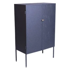 Canett Brooks Highboard Mit 2 Türen Schwarz Sale