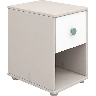 FLEXA Classic Kommode Mit 1 Schublade Grau/Lack Weiß/blau 1 FLEXA Classic Kommode Mit 1 Schublade Grau/Lack Weiß/blau