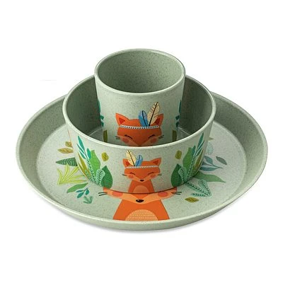 Koziol Kleiner Teller + Schale + Becher CONNECT HARRY Organic Green 3er-Set 1 Koziol Kleiner Teller + Schale + Becher CONNECT HARRY Organic Green 3er-Set