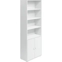 FLEXA Roomie Maxi Bücherregal Mit 2 Türen Weiß -Kinder Haushaltswaren Geschäft 91u27uspqyzcd1ovv2h7ixx5a1s5