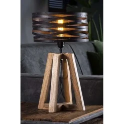 Rubjerg Design Tischleuchte Kreuz Holz/Metall Schiefergrau -Kinder Haushaltswaren Geschäft 9abi531bao7q080uen8nw6ldc868