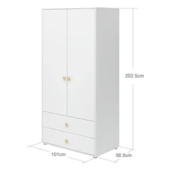 FLEXA Roomie Kleiderschrank Mit 2 Türen Und 2 Schubladen Weiß/eiche 10 FLEXA Roomie Kleiderschrank Mit 2 Türen Und 2 Schubladen Weiß/eiche -Kinder Haushaltswaren Geschäft 9auwcgm797c7q90fd8ddn3f9qk7r