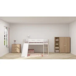 FLEXA Popsicle Niedriger Kleiderschrank 2 Türen Weiß -Kinder Haushaltswaren Geschäft 9eb806t0ekj4gaxycwlgppei203m