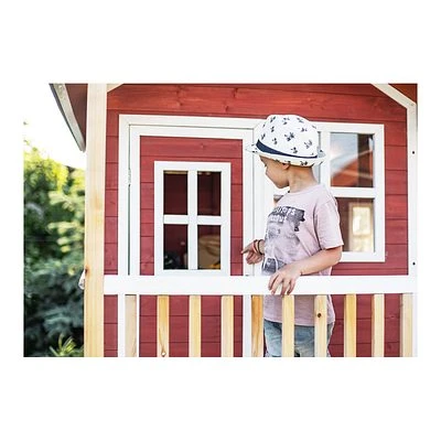 EXIT TOYS EXIT Loft 350 Gartenhaus Rotbraun 9 EXIT TOYS EXIT Loft 350 Gartenhaus Rotbraun – Bild 9