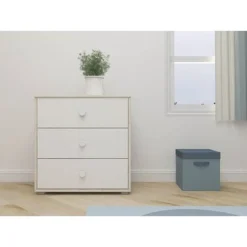 FLEXA Classic Kommode Mit 3 Schubladen Mattweiß/Lack Weiß -Kinder Haushaltswaren Geschäft a01j3gt2iv2xc9nwp29zegtaieor