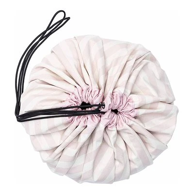 Play&Go Prints 2 In 1 Spielzeugsack Stripes Pink 1 Play&Go Prints 2 In 1 Spielzeugsack Stripes Pink