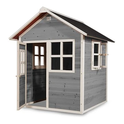 EXIT TOYS EXIT Loft 100 Gartenhaus Grau 2 EXIT TOYS EXIT Loft 100 Gartenhaus Grau – Bild 2