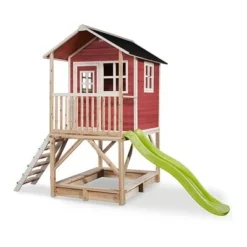 EXIT TOYS EXIT Loft 500 Gartenhaus Rotbraun
