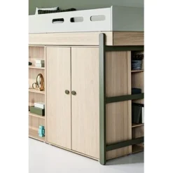 FLEXA Popsicle Hoher Kleiderschrank 2 Türen 2 Schubladen Kiwi -Kinder Haushaltswaren Geschäft aiithj2wdojjw71hzqrenvav40bf