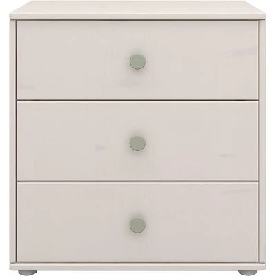 FLEXA Classic Kommode Mit 3 Schubladen Grau/grün 2 FLEXA Classic Kommode Mit 3 Schubladen Grau/grün – Bild 2