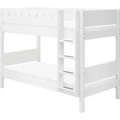 FLEXA White Etagenbett Mit Senkrechter Leiter Weiß