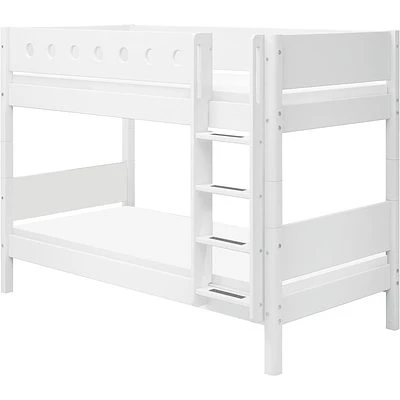 FLEXA White Etagenbett Mit Senkrechter Leiter Weiß 1 FLEXA White Etagenbett Mit Senkrechter Leiter Weiß