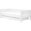 FLEXA White Einzelbett 90x200cm Mit Zwei Schubladen Weiß