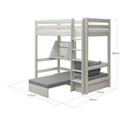 FLEXA Classic Casa Hochbett Mit Senkrechter Leiter Mattweiß -Kinder Haushaltswaren Geschäft azdj6ewh98ywmyo2zp1c0tw9yvn3
