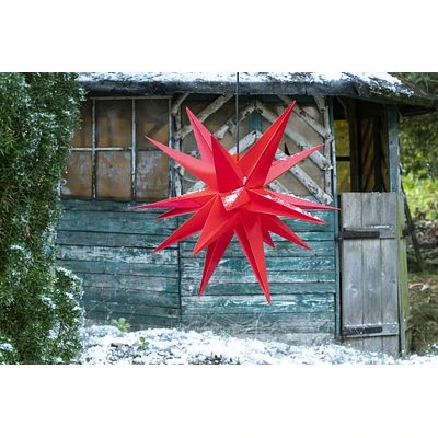 DecoTrend Sterntaler Stern-XXL Ø80cm Rot 4 DecoTrend Sterntaler Stern-XXL Ø80cm Rot – Bild 4