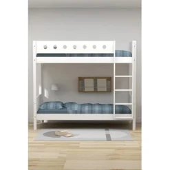 FLEXA White Hohes Etagenbett Mit Senkrechter Leiter Weiß -Kinder Haushaltswaren Geschäft b312s6gd2amflw6626q4vv4lpqyf