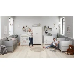 FLEXA Luna Kleiderschrank Mit 2 Türen Und 2 Schubladen Weiß -Kinder Haushaltswaren Geschäft b31ur7pl0atq30gscdhh7nizbnjm