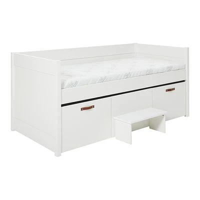 COOL KIDS Kojenbett 90x200cm Mit Himmelaufsatz Weiß Inkl. Rollrost 5 COOL KIDS Kojenbett 90x200cm Mit Himmelaufsatz Weiß Inkl. Rollrost – Bild 5