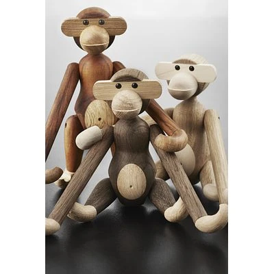 Kay Bojesen Affe Klein Eiche/räuchereiche 5 Kay Bojesen Affe Klein Eiche/räuchereiche – Bild 5