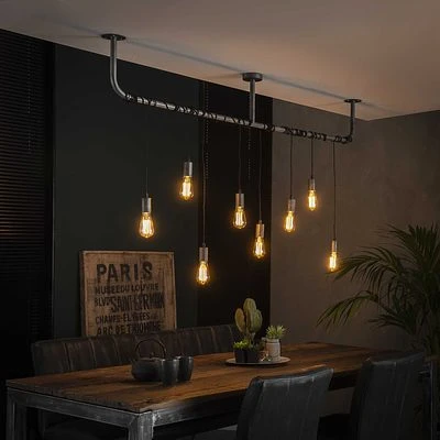 Rubjerg Design Hängeleuchte Wrap 8 Leuchten Metall Altsilber 4 Rubjerg Design Hängeleuchte Wrap 8 Leuchten Metall Altsilber – Bild 4