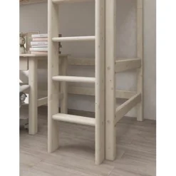 FLEXA Classic Hochbett Mit Senkrechter Leiter Mattweiß -Kinder Haushaltswaren Geschäft benkkci4qglqz66ocnhnl8s6l3p0