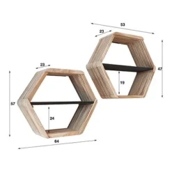 Rubjerg Design Wandregal 2er Set Hexagon Teakholz Verwittert 7 Rubjerg Design Wandregal 2er Set Hexagon Teakholz Verwittert -Kinder Haushaltswaren Geschäft bfd009e53n6odddg3dquz6xll00n