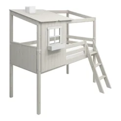 FLEXA Classic Halbhohes Bett Mit Halbem Baumhaus Aufsatz Mattweiß/weiß 10 FLEXA Classic Halbhohes Bett Mit Halbem Baumhaus Aufsatz Mattweiß/weiß -Kinder Haushaltswaren Geschäft bm77e5ub3x2kafg4c2x9hnz91qye
