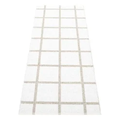 Pappelina Teppich Ada White/Stone Metallic 70 X 225 Cm AD0722 Sale