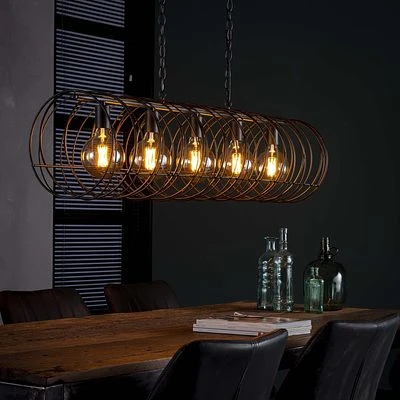 Rubjerg Design Hängeleuchte Spirale 5 Leuchten Metall Schwarz 6 Rubjerg Design Hängeleuchte Spirale 5 Leuchten Metall Schwarz – Bild 6