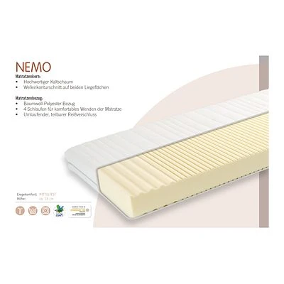 Nösslböck Nemo Matratze 100x200cm 2 Nösslböck Nemo Matratze 100x200cm – Bild 2