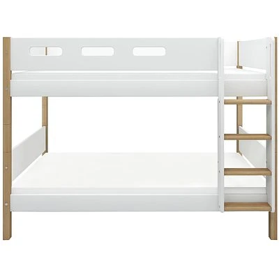 FLEXA Nor Etagenbett Mit Gerader Leiter Weiß/eiche 2 FLEXA Nor Etagenbett Mit Gerader Leiter Weiß/eiche – Bild 2