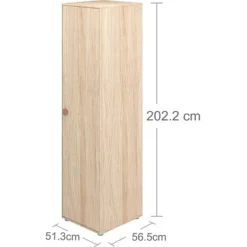 FLEXA Popsicle Schmaler, Hoher Kleiderschrank 1 Türe Cherry 7 FLEXA Popsicle Schmaler, Hoher Kleiderschrank 1 Türe Cherry -Kinder Haushaltswaren Geschäft d2h2ssqcvcdfz71bfjtgp7b718yv