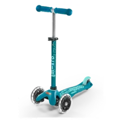 Micro Scooter Mini Micro Deluxe LED Aqua