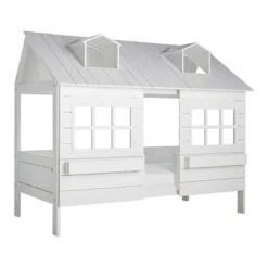 Lifetime Hüttenbett "Lake House 2" Mit Deluxe Lattenrost Weiß