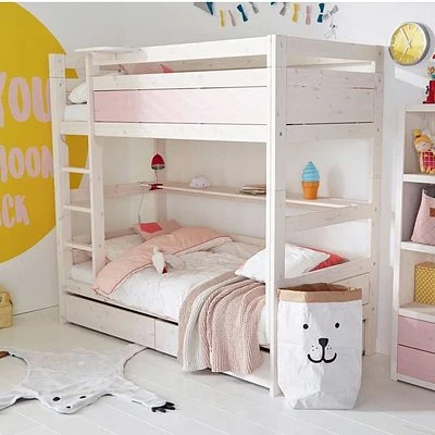 Lifetime Etagenbett Mit Deluxe Lattenrost Whitewash 46301-01W 2 Lifetime Etagenbett Mit Deluxe Lattenrost Whitewash 46301-01W – Bild 2